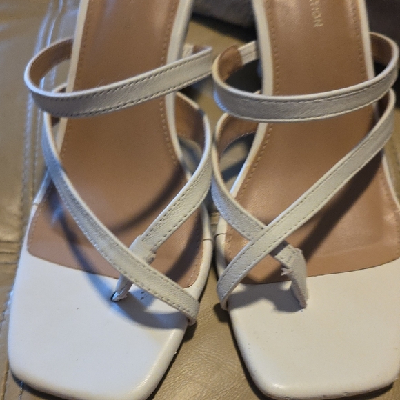 BCBGeneration Cream Strappy Heels - Picture 5 of 10